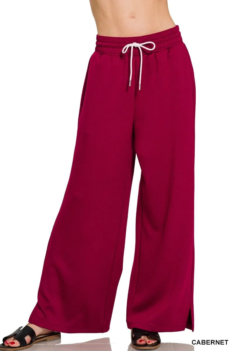 Zenana Scuba Drawstring Pants - Bela Fils BoutiqueBela Fils Boutique